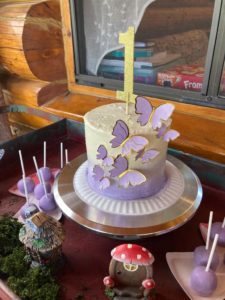 enchanted forest birthday cake